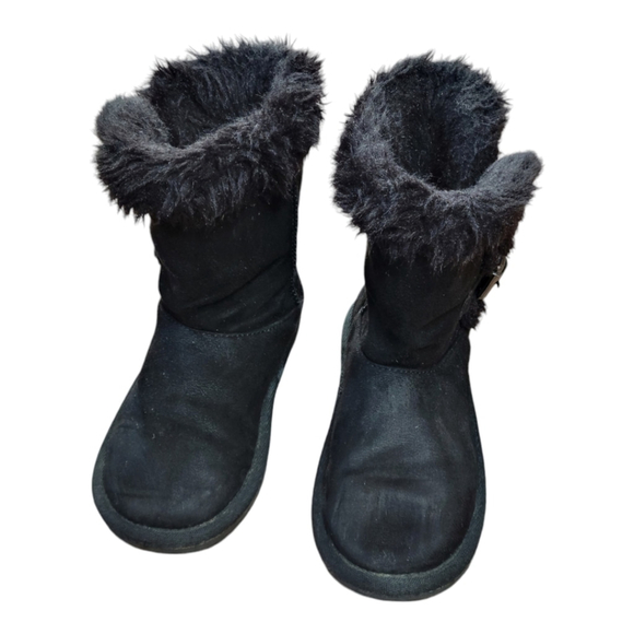 Children's Place Girls Winter Boots Faux Fur Size 1 - Picture 1 of 9